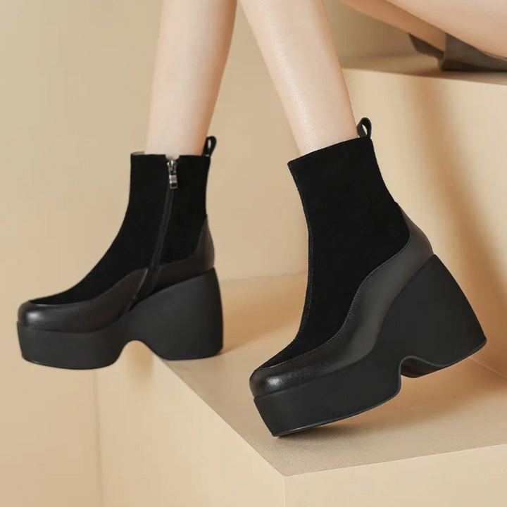 LESHAH - Bottes à plateforme modernes pour femmes