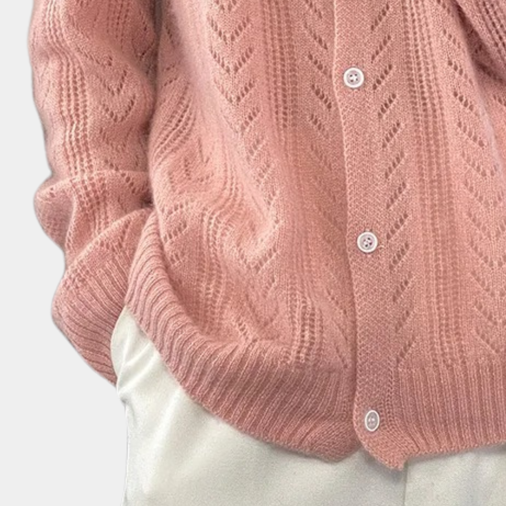 FREESIA - Cardigan Elégant en Tricot pour Femmes