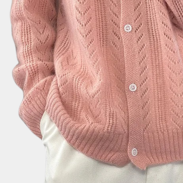 FREESIA - Cardigan Elégant en Tricot pour Femmes