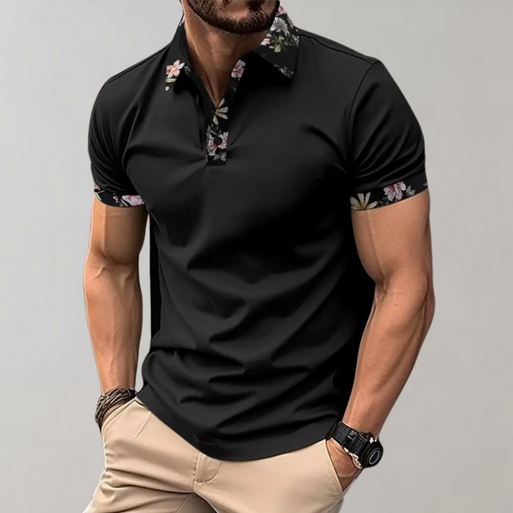 Sander - Polo pour homme à imprimé floral