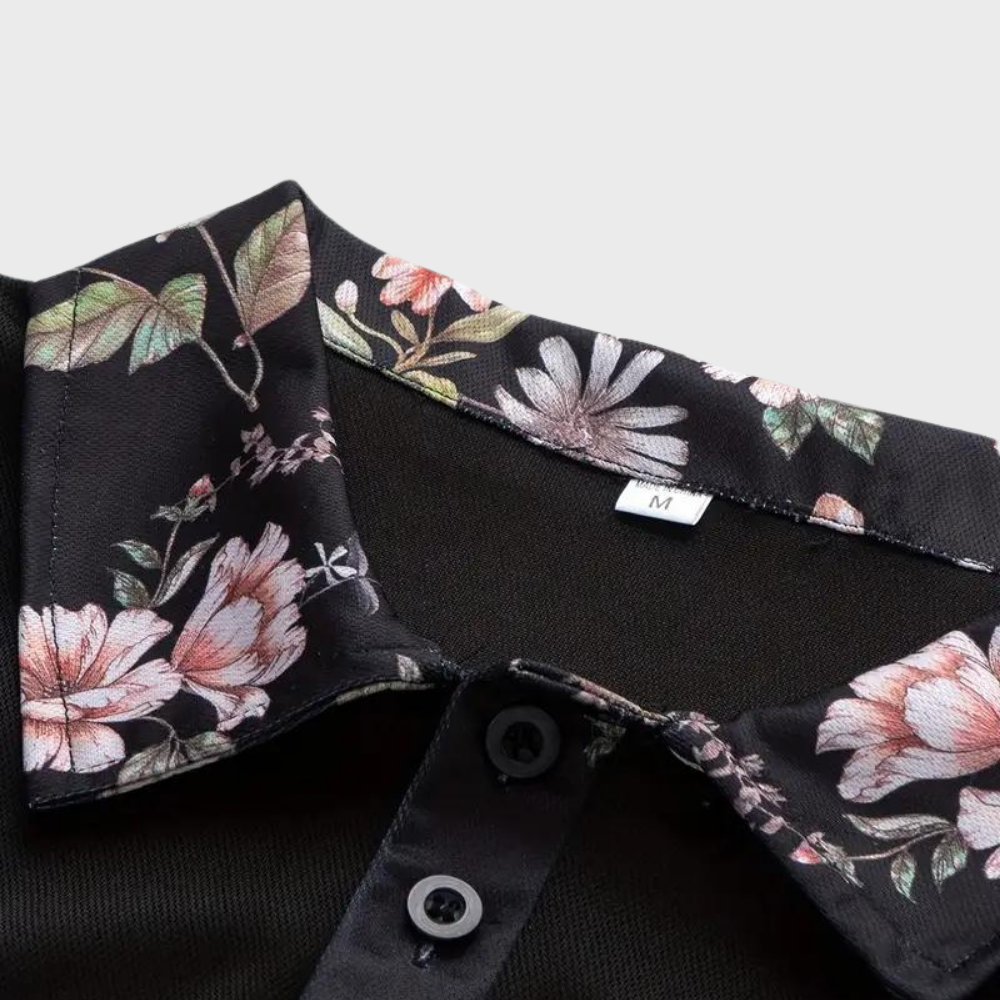 Sander - Polo pour homme à imprimé floral