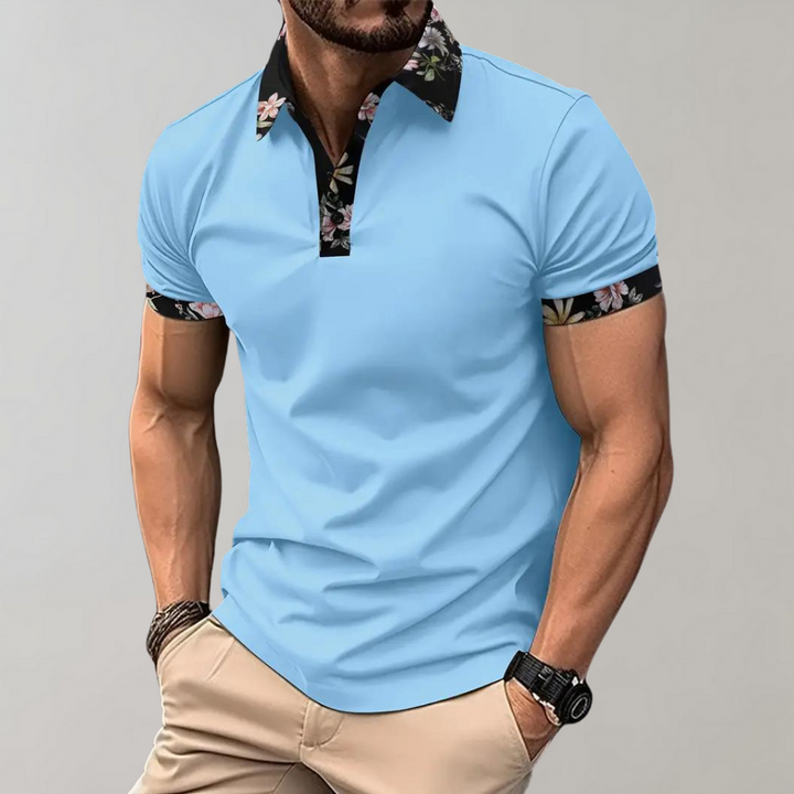 Sander - Polo pour homme à imprimé floral