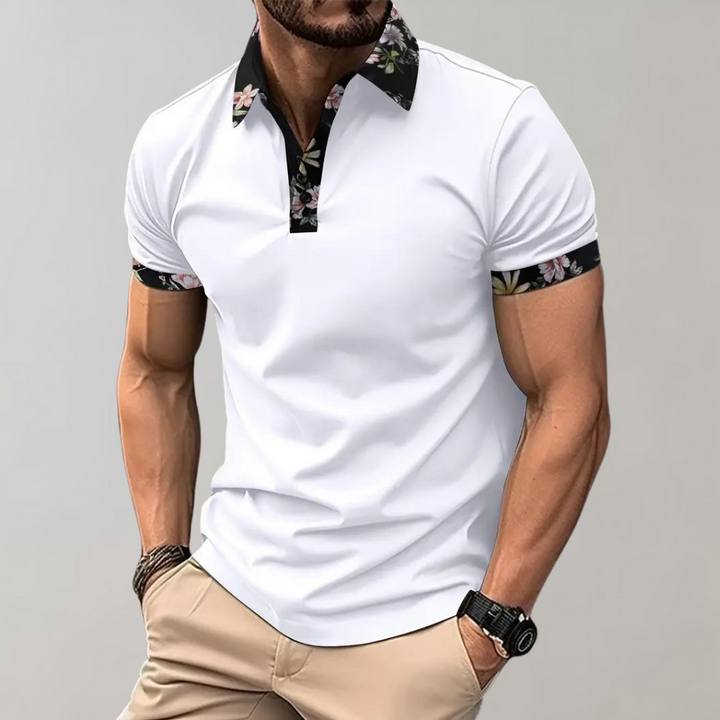 Sander - Polo pour homme à imprimé floral