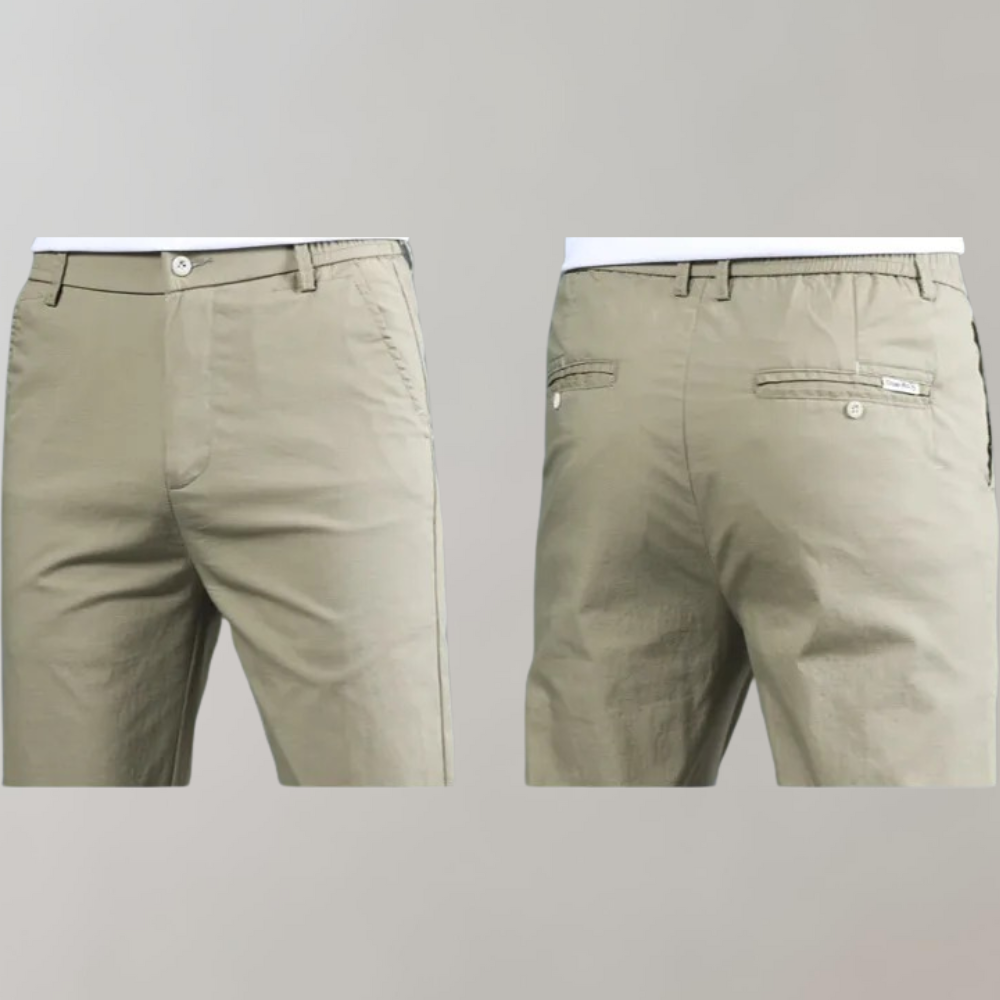 Villum - Pantalon chino extensible à la taille