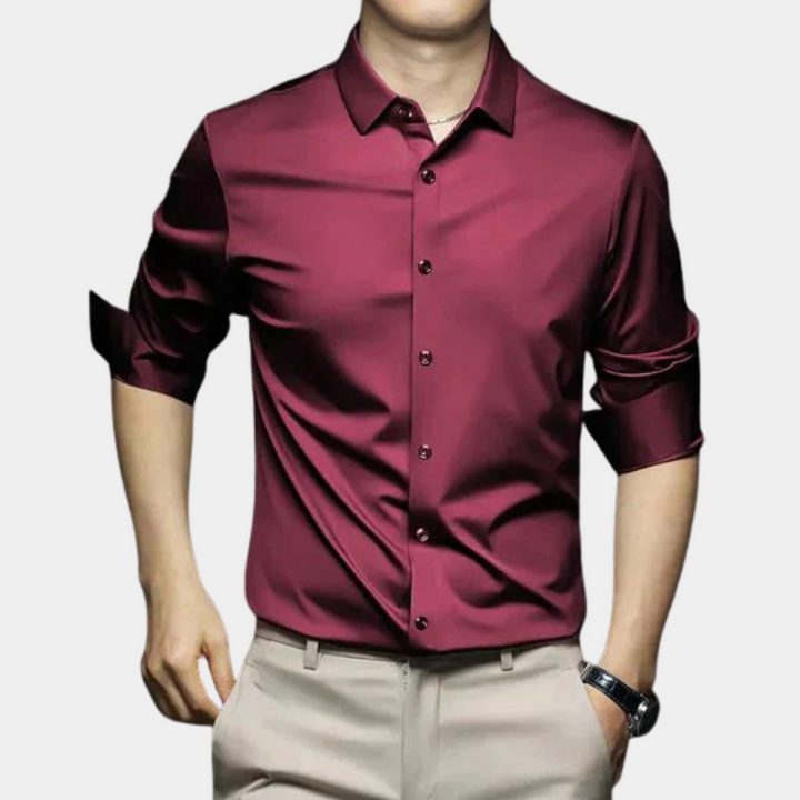 Norbert - Chemise classique infroissable pour homme