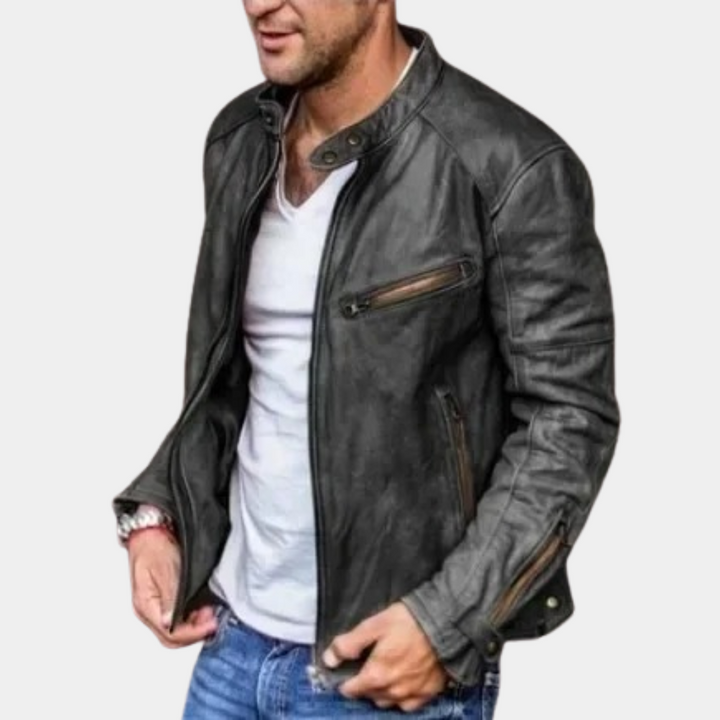 Leroy - Veste classique pour hommes, résistante aux intempéries