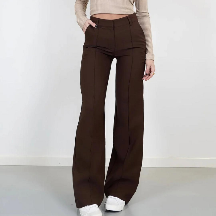 Eliana - Pantalon tendance à jambes larges pour femmes