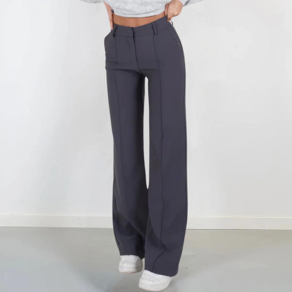 Eliana - Pantalon tendance à jambes larges pour femmes