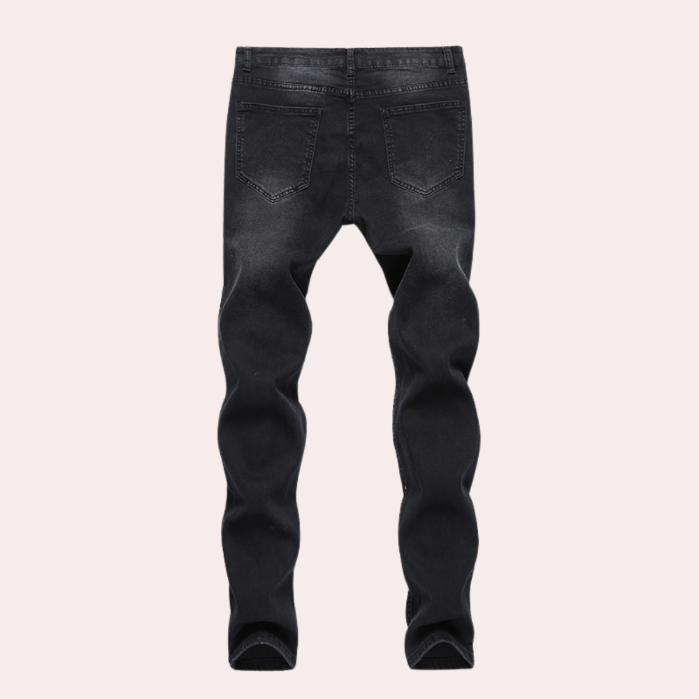 Pietro - Jeans modernes pour hommes avec motifs peints