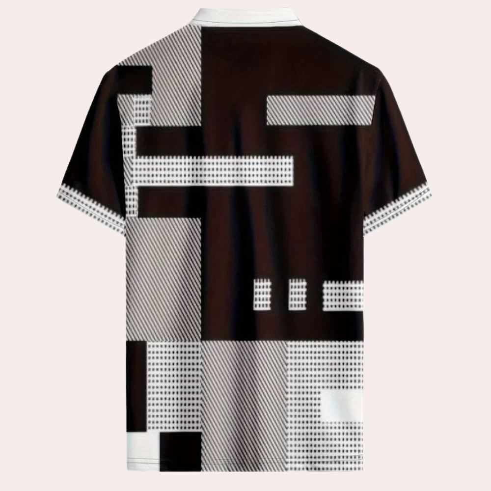 Rafael - T-shirt pour hommes avec design color block