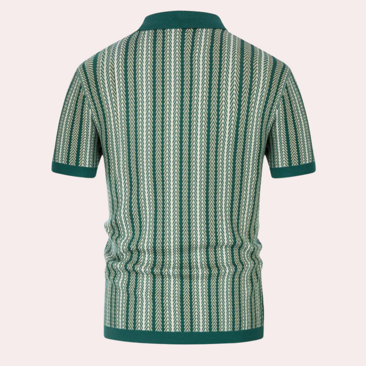 Kaspar - Chemise en tricot rayée pour hommes