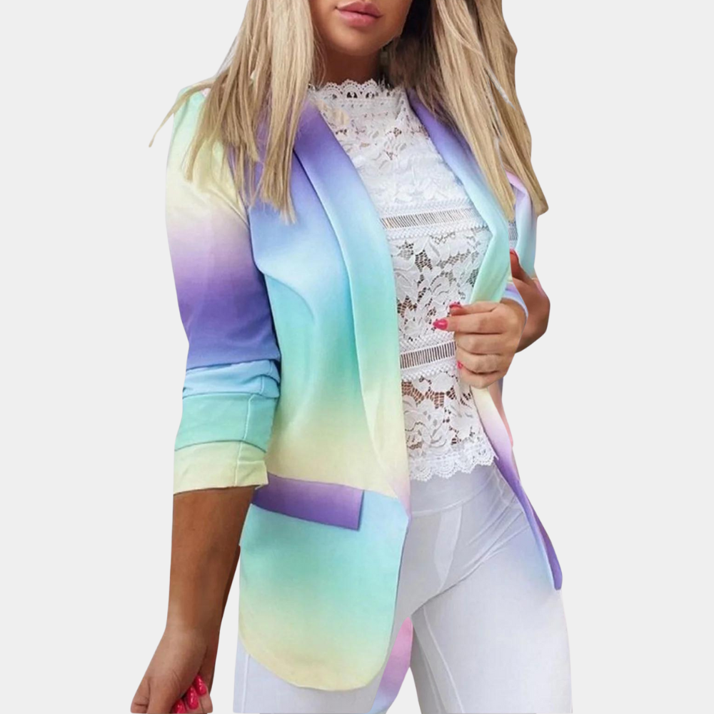 Sinead - Blazer coloré tie-dye pour femme