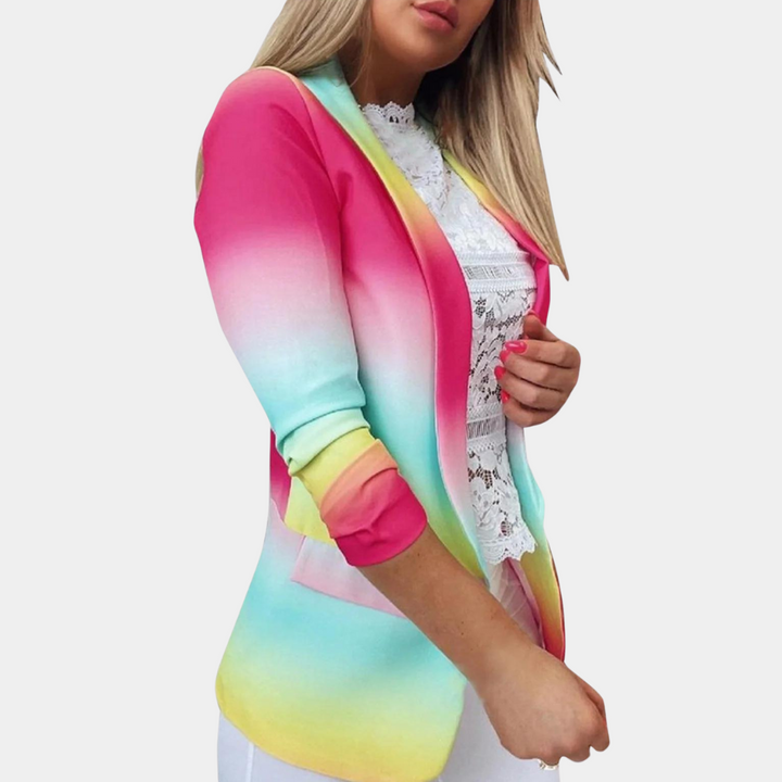 Sinead - Blazer coloré tie-dye pour femme