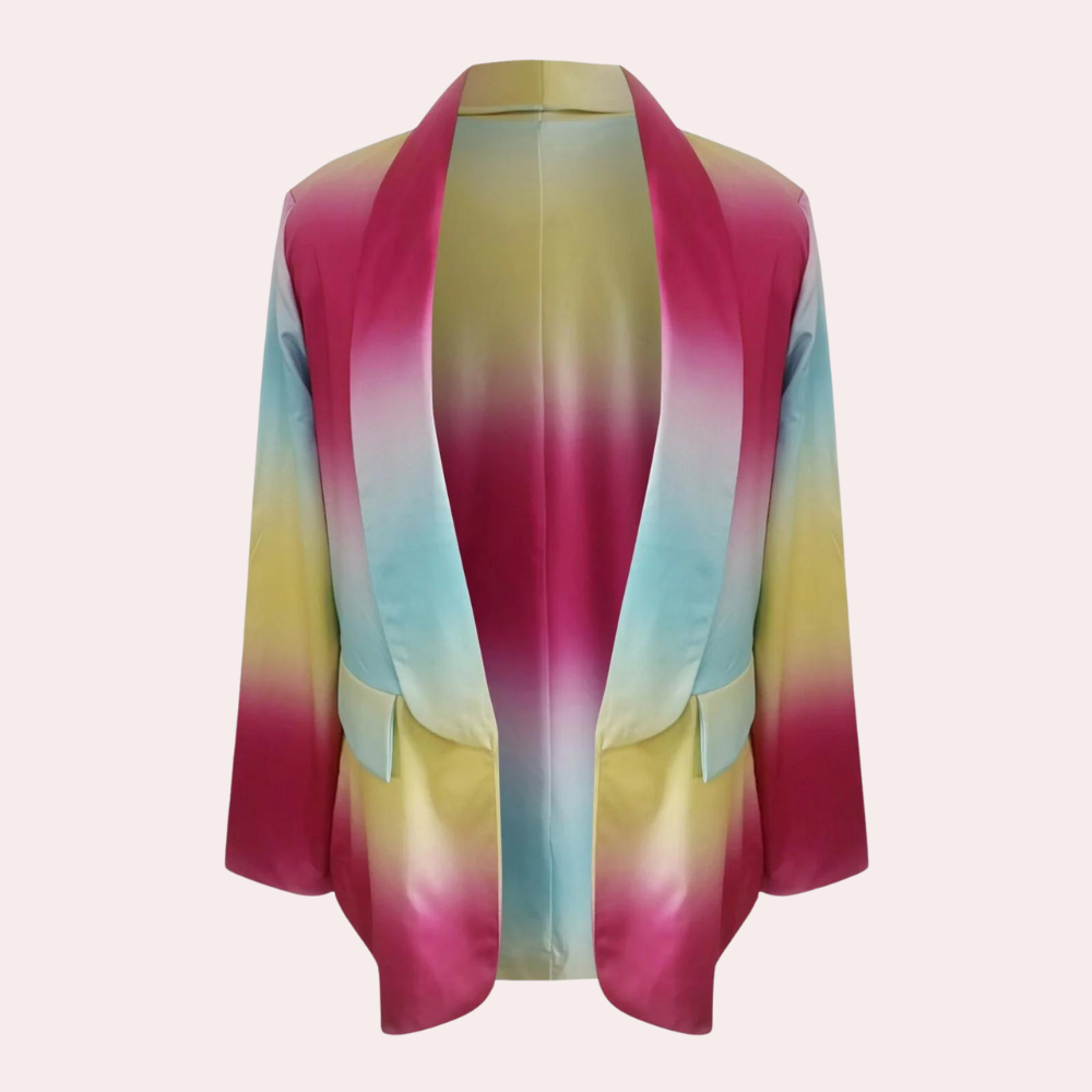 Sinead - Blazer coloré tie-dye pour femme