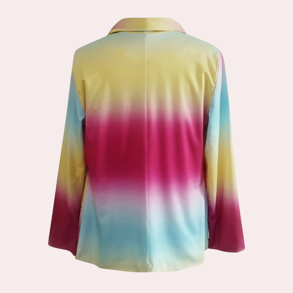 Sinead - Blazer coloré tie-dye pour femme