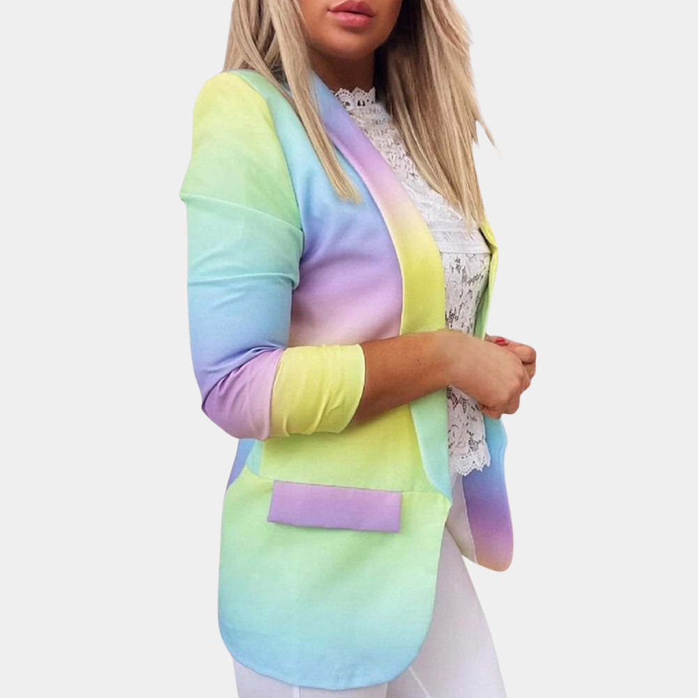 Sinead - Blazer coloré tie-dye pour femme