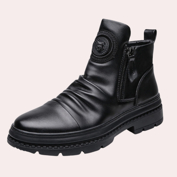 Karel - Bottes Élégantes en Cuir pour Hommes