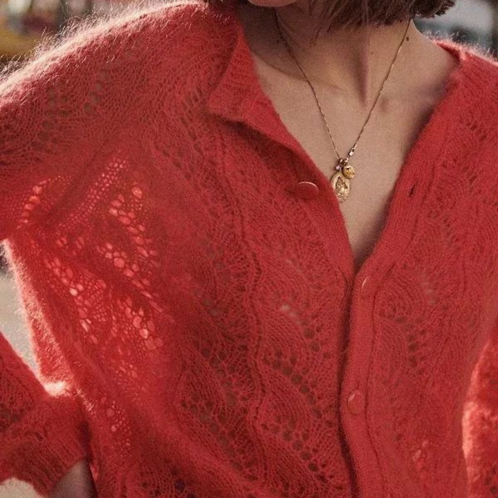 Delfina - Cardigan en Maille pour Femmes