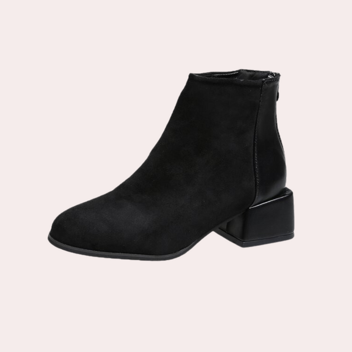 Eszter - Bottines Élégantes à Talon Bloc pour Femmes