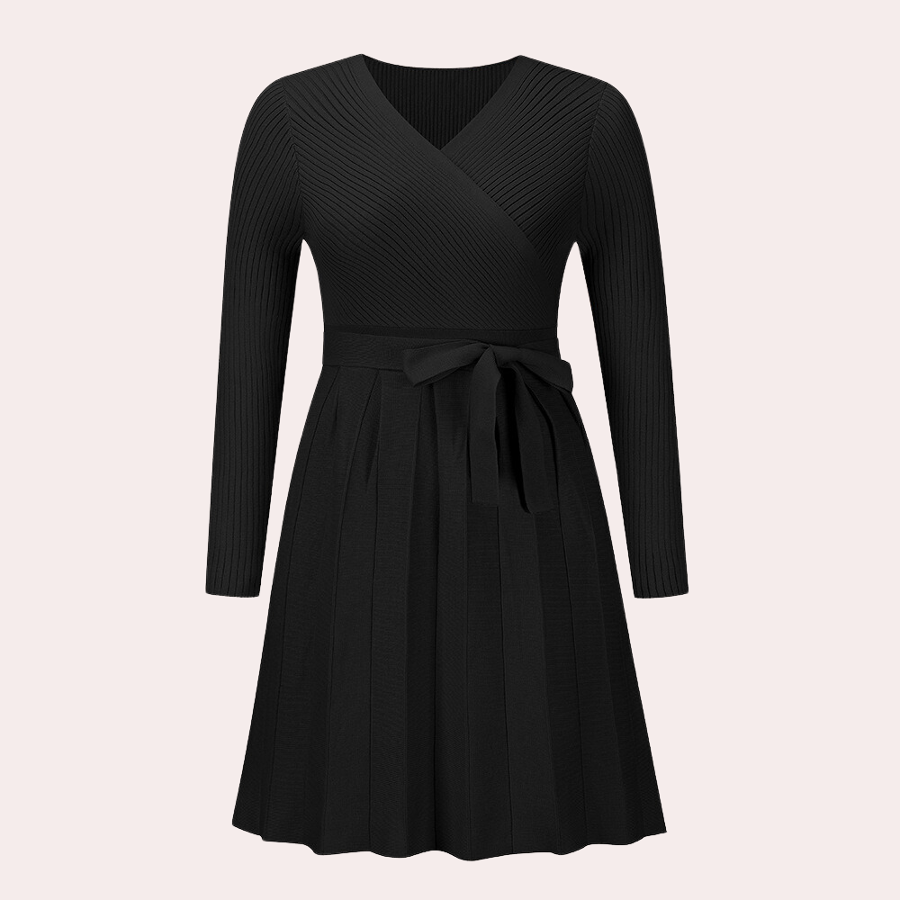 Dahlia - Robe Midi Plissée Élégance pour Femme