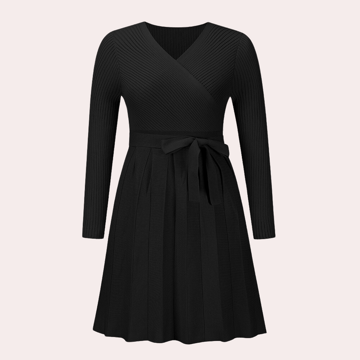 Dahlia - Robe Midi Plissée Élégance pour Femme