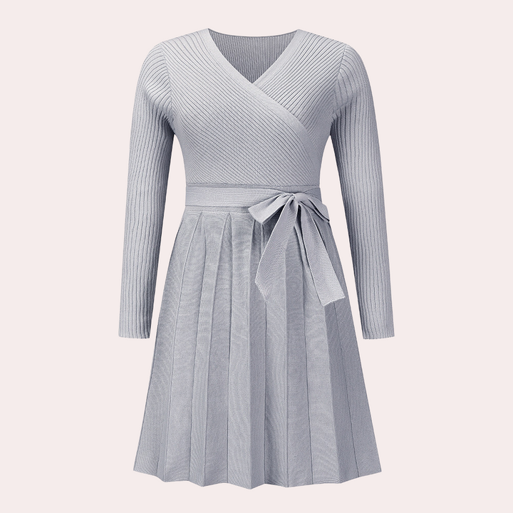 Dahlia - Robe Midi Plissée Élégance pour Femme