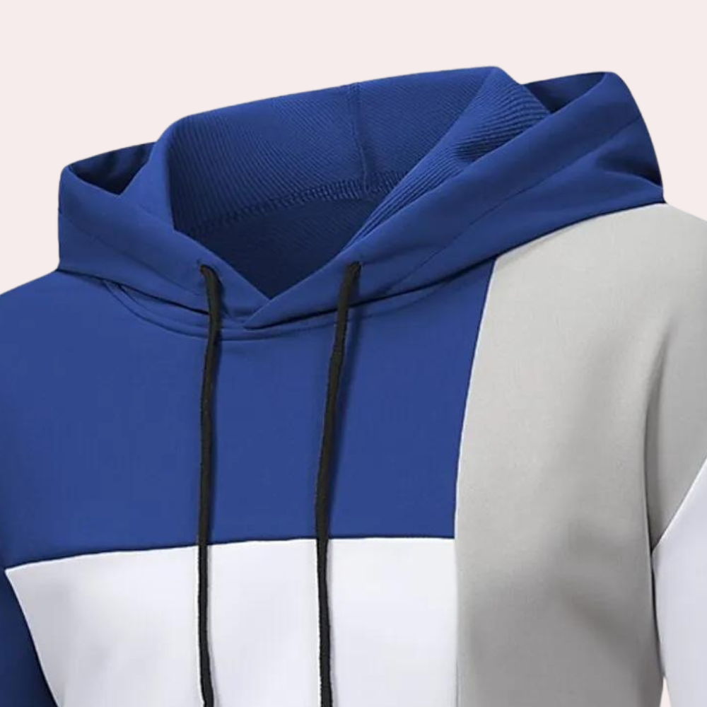 Petar - Sweat à Capuche Colorblock Élégant pour Homme