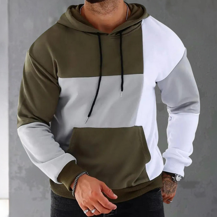 Petar - Sweat à Capuche Colorblock Élégant pour Homme