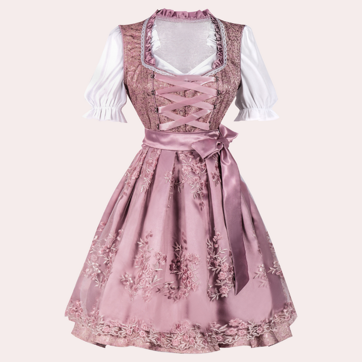 Miren - Robe Oktoberfest en Dentelle Florale pour Femmes