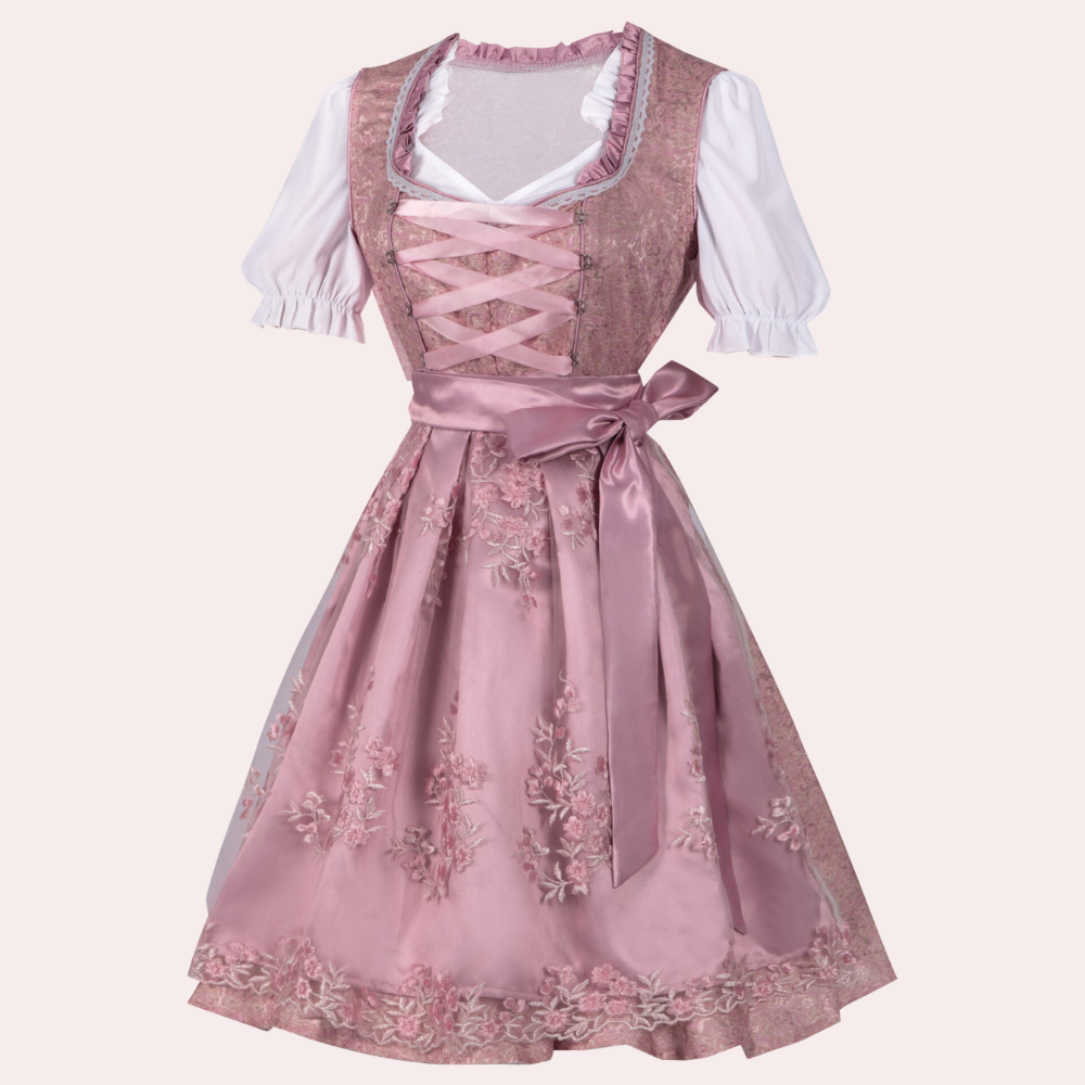 Miren - Robe Oktoberfest en Dentelle Florale pour Femmes