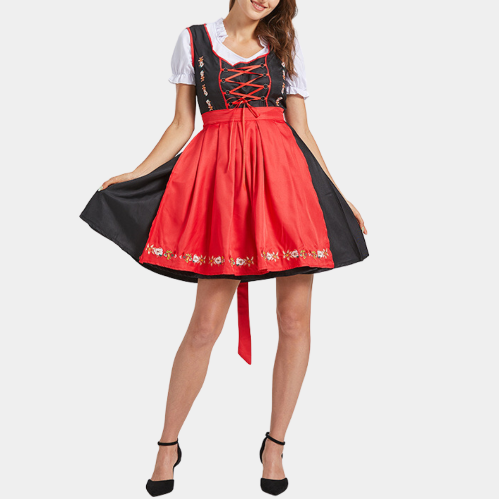 Solange - Élégante Robe Dirndl pour l'Oktoberfest