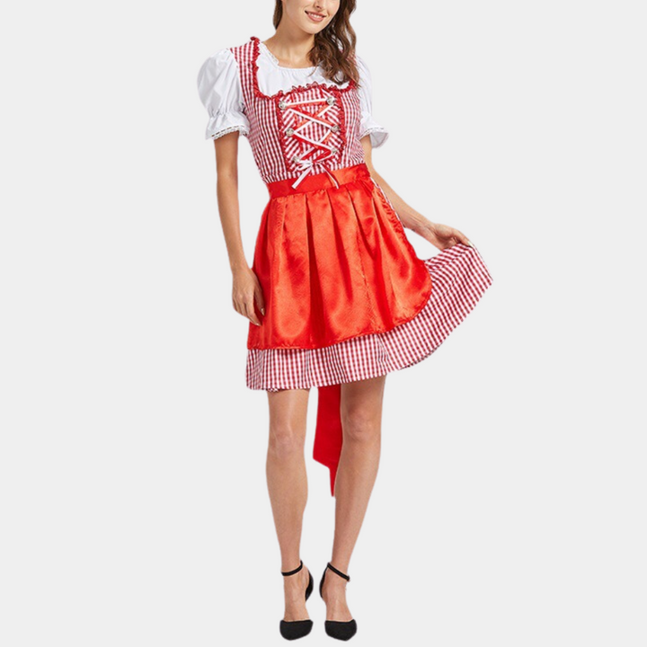 Rowena - Robe Dirndl vintage pour l'Oktoberfest