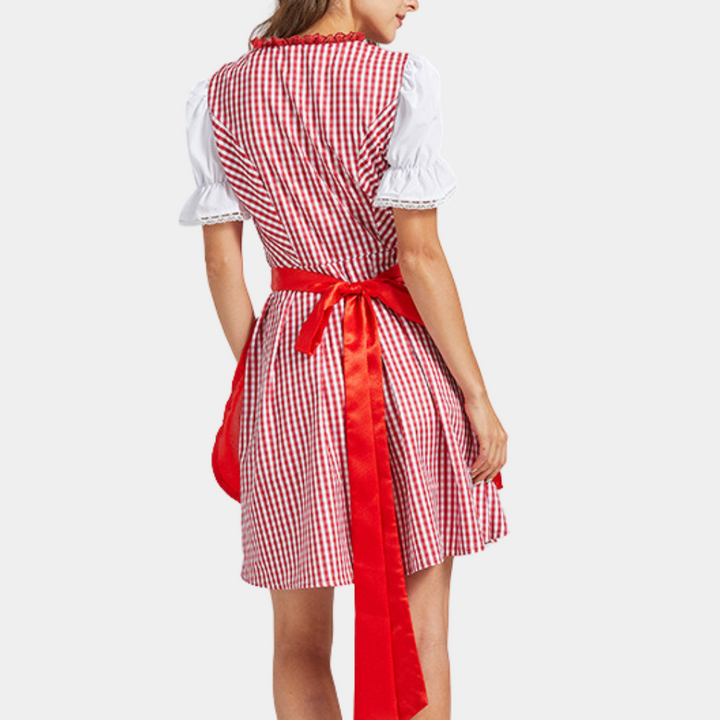 Rowena - Robe Dirndl vintage pour l'Oktoberfest