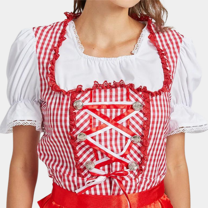 Rowena - Robe Dirndl vintage pour l'Oktoberfest