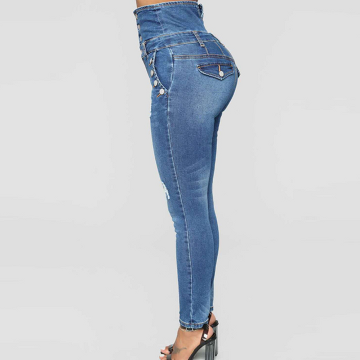 Nola - Pantalon Skinny Taille Haute pour Femme