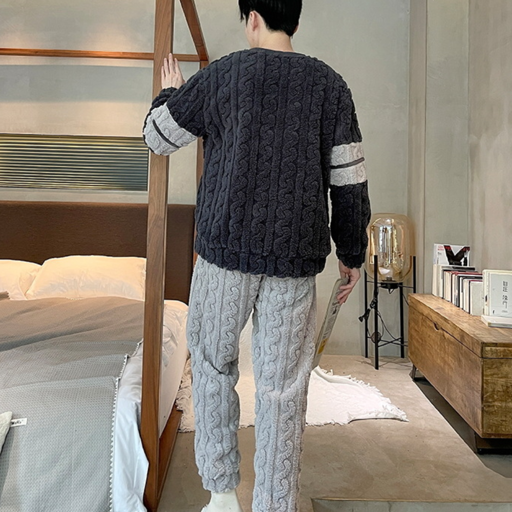 Norice - Pyjamas d'hiver confortables pour hommes