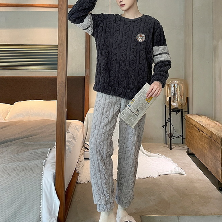 Norice - Pyjamas d'hiver confortables pour hommes