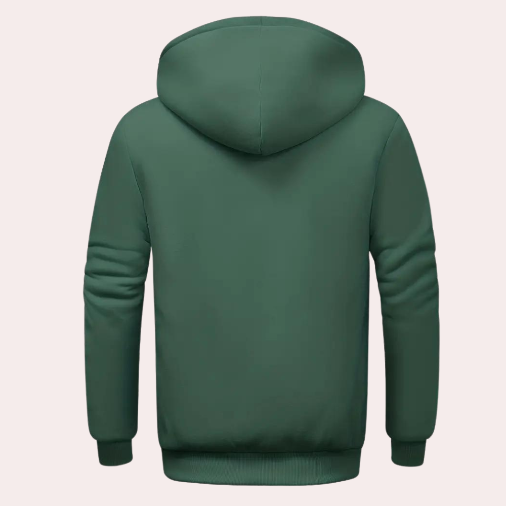 Kelemen - Sweat à capuche zippé tendance pour hommes