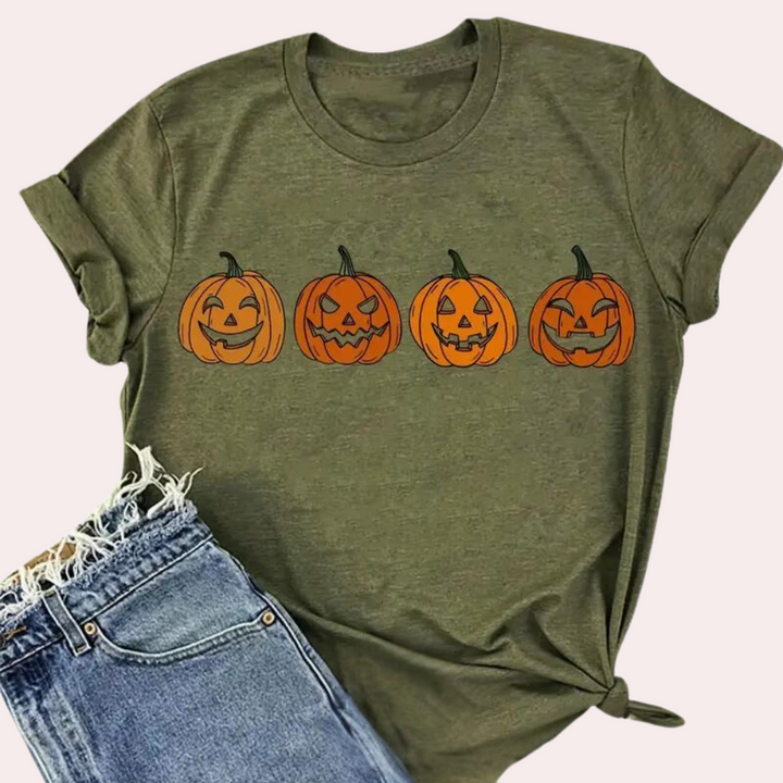 Maco - T-shirt tendance Halloween pour femme