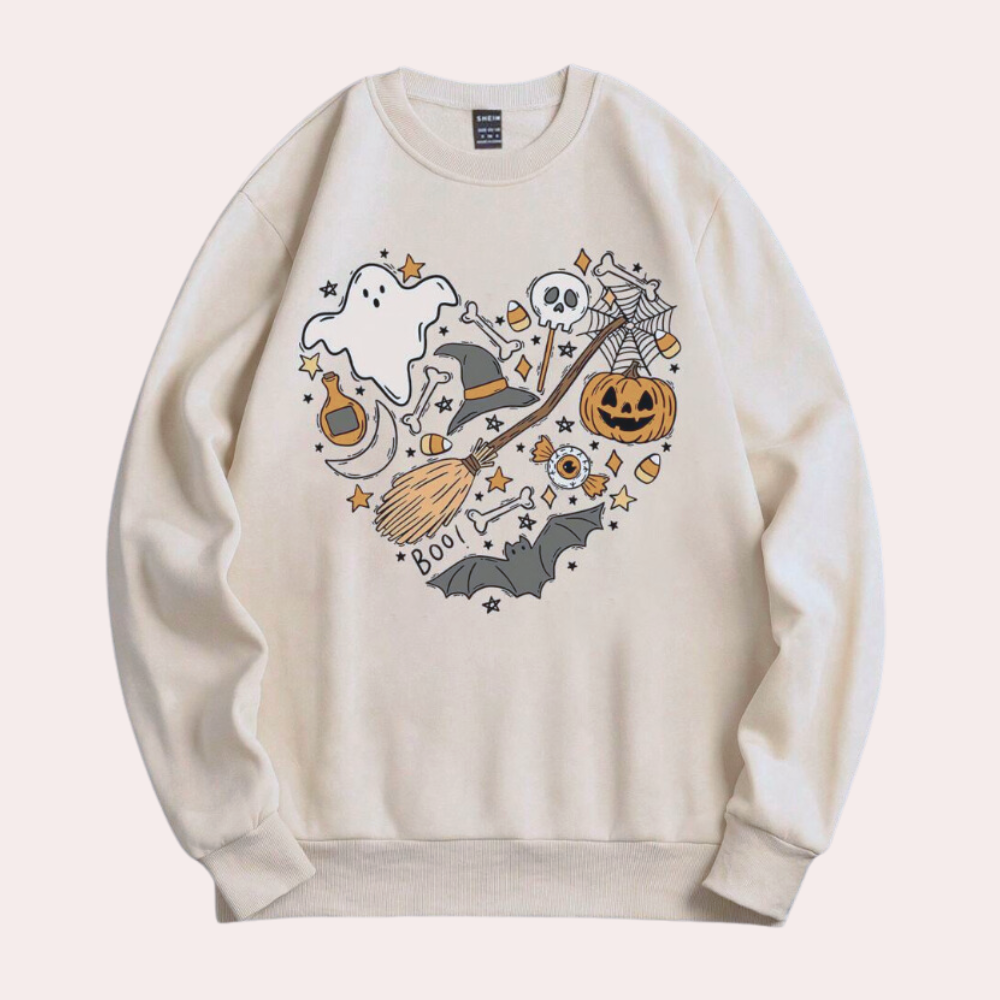 Emese - Sweat-Shirt Dessins d'Halloween pour Femmes