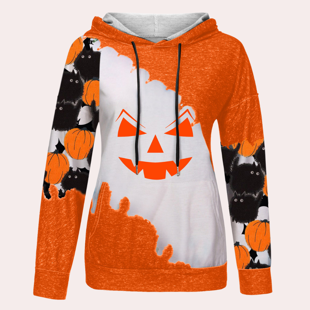 Elizabet - Sweat-shirt Femme Halloween Tendance