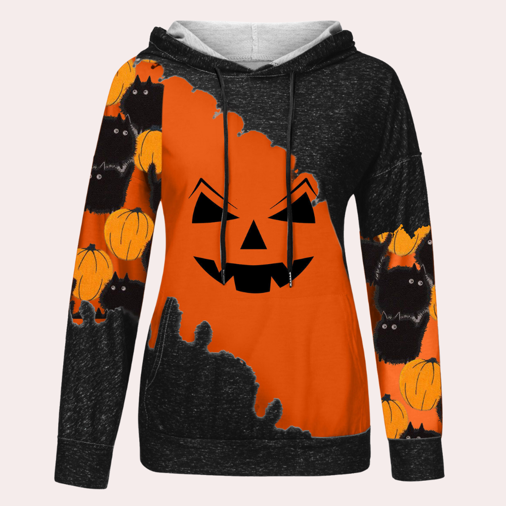 Elizabet - Sweat-shirt Femme Halloween Tendance