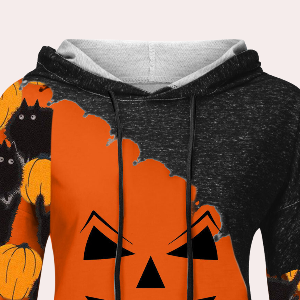 Elizabet - Sweat-shirt Femme Halloween Tendance