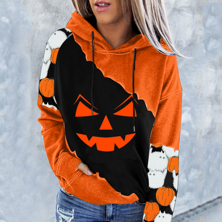 Elizabet - Sweat-shirt Femme Halloween Tendance