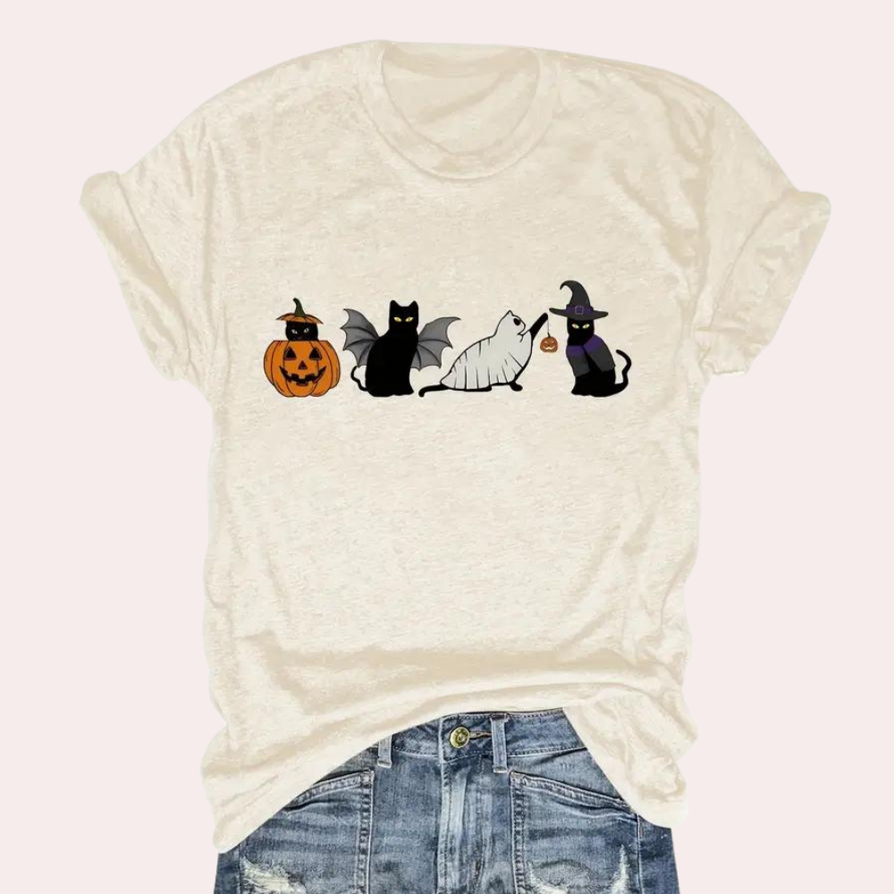 Kati - T-shirt confortable d'Halloween pour femmes