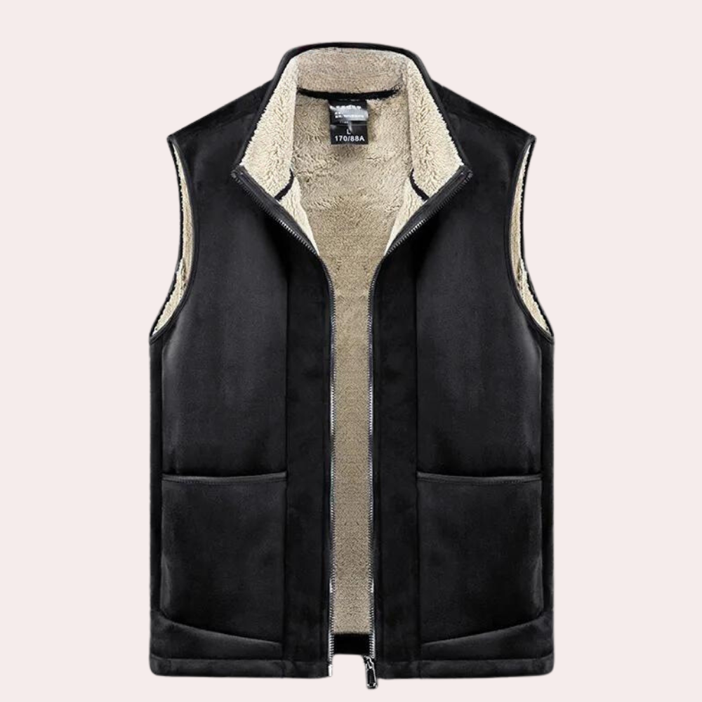 Vincien - Gilet d'hiver zippé pour hommes