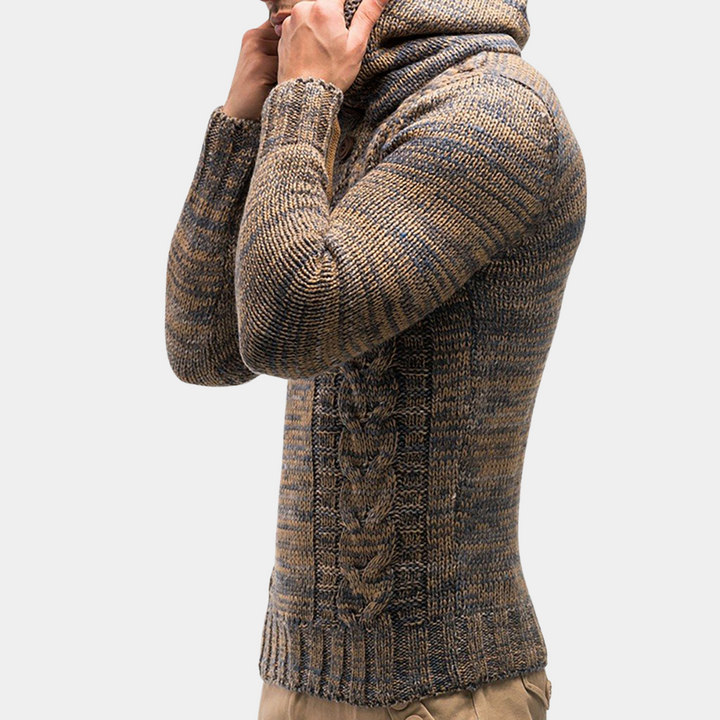 WILLIE - Pull en Tricot d'Hiver Élégant pour Hommes