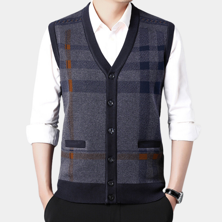 VIDOR - Gilet Tricoté pour Homme