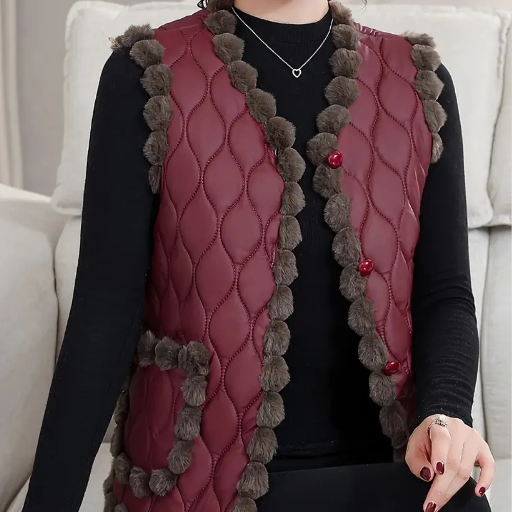 DELFINA - Gilet Tendance pour Femmes