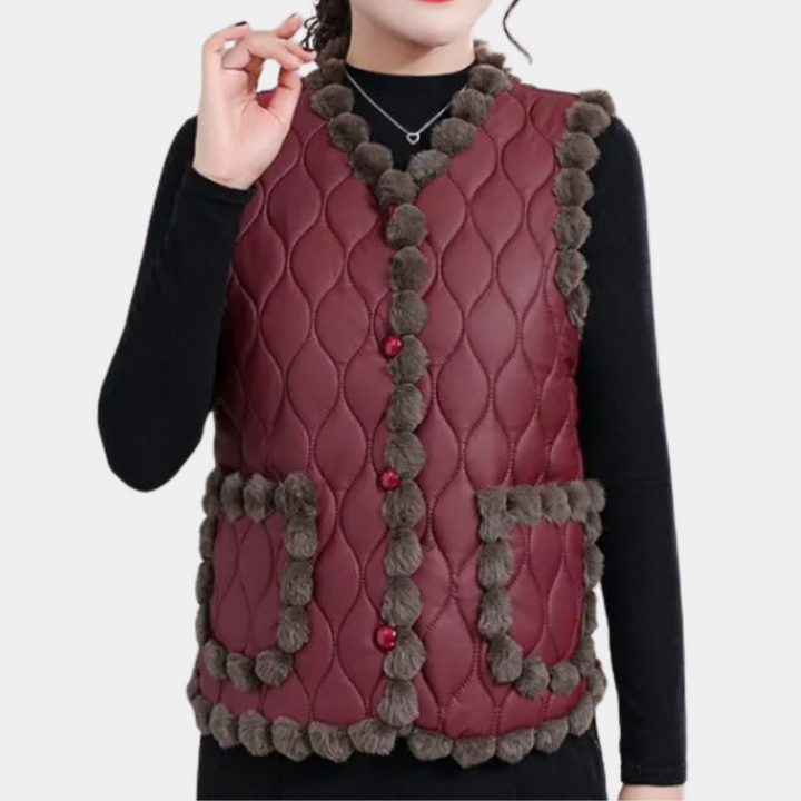 DELFINA - Gilet Tendance pour Femmes